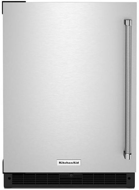 Réfrigérateur sous le comptoir de 24 po KitchenAid® de 5,0 pi³ - Noir 0