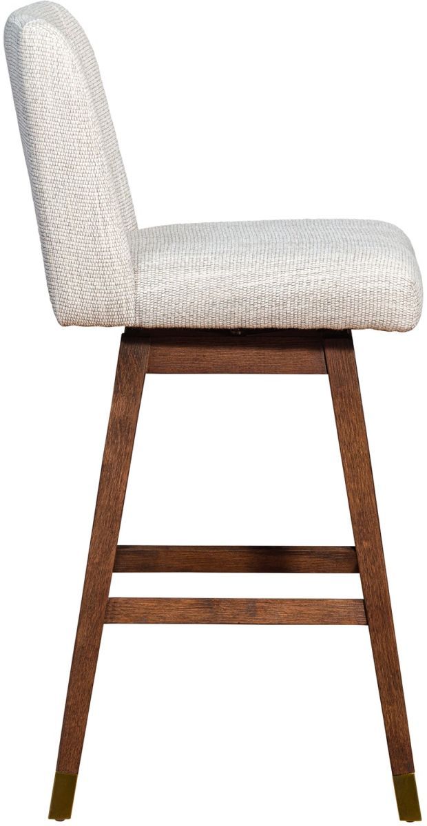 BC Stools Isabella Beige/Brown Oak 30