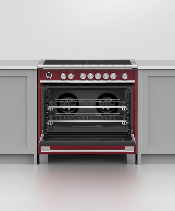 Fisher & Paykel Series 9 36" Red Induction Range 5