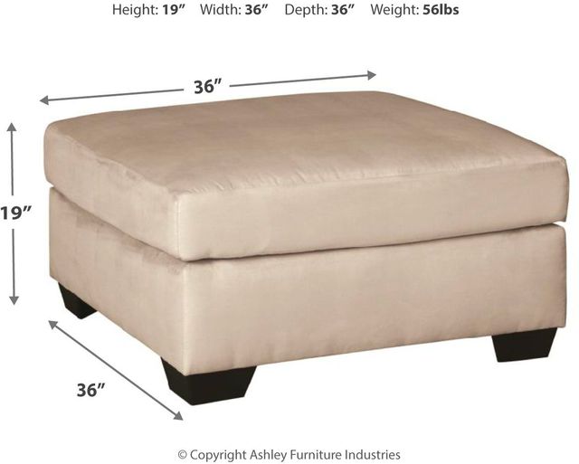 Signature Design by Ashley® Darcy Salsa Oversized Accent Ottoman 26