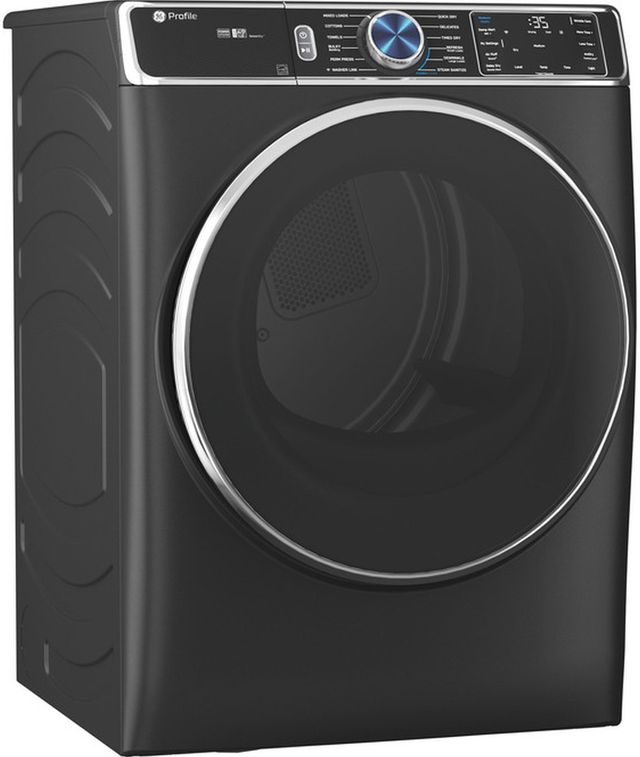 GE Profile™ 5.3 Cu. Ft. Carbon Graphite Front Load Washer and Electric Dryer-1