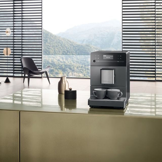 Miele 9.5" Obsidian Black Countertop Coffee Machine 10