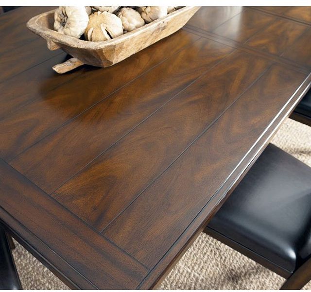 Signature Design by Ashley® Holloway Reddish Brown Dining Room Table 1