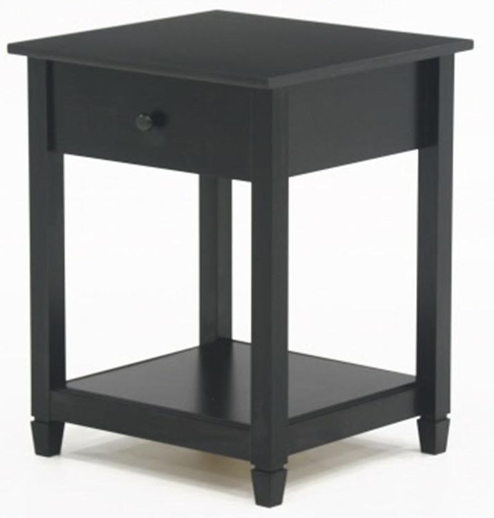 sauder edge water end table