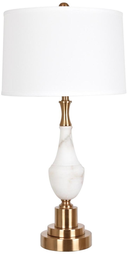 roma glass table lamp