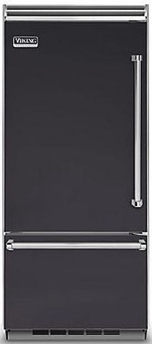 Viking® Professional 5 Series 20.4 Cu. Ft. Built-In Bottom Freezer Refrigerator-Graphite Gray