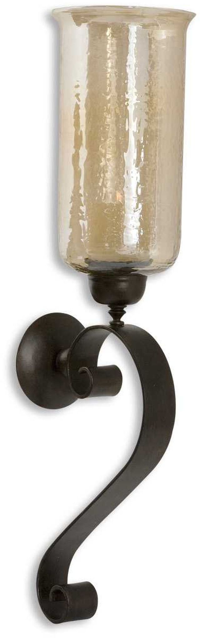 Uttermost® Joselyn Antiqued Bronze Candle Sconce-0