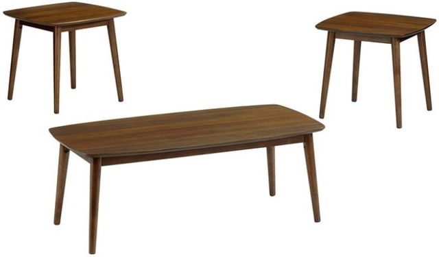Progressive® Furniture Zen 3-Piece Walnut Living Room Table Set-0