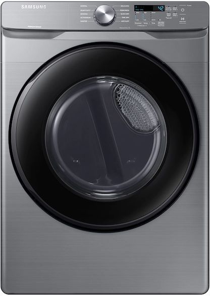 Samsung 6000 Series  Cu. Ft. Platinum Front Load Gas Dryer | Steve's  Appliances | Mounds View, MN