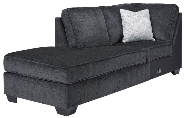 Signature Design by Ashley® Altari 2-Piece Slate Sleeper Sectional with Chaise 1