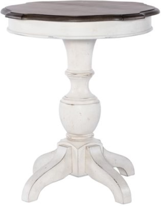 Liberty Abbey Road Churchill Brown/Porcelain White End Table