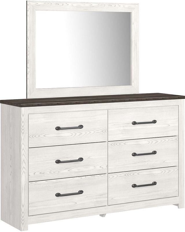 Signature Design by Ashley® Gerridan White Dresser and Mirror Set-0