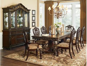 Homelegance® Catalonia 9-Piece Dining Table Set