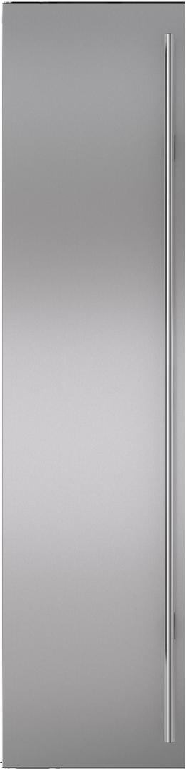 Sub-Zero® Classic 48" Stainless Steel Flush Inset Freezer Door Panel with Tubular Handle