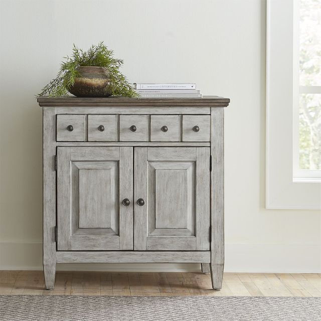 Liberty Furniture Heartland Antique White Bedside Chest 6