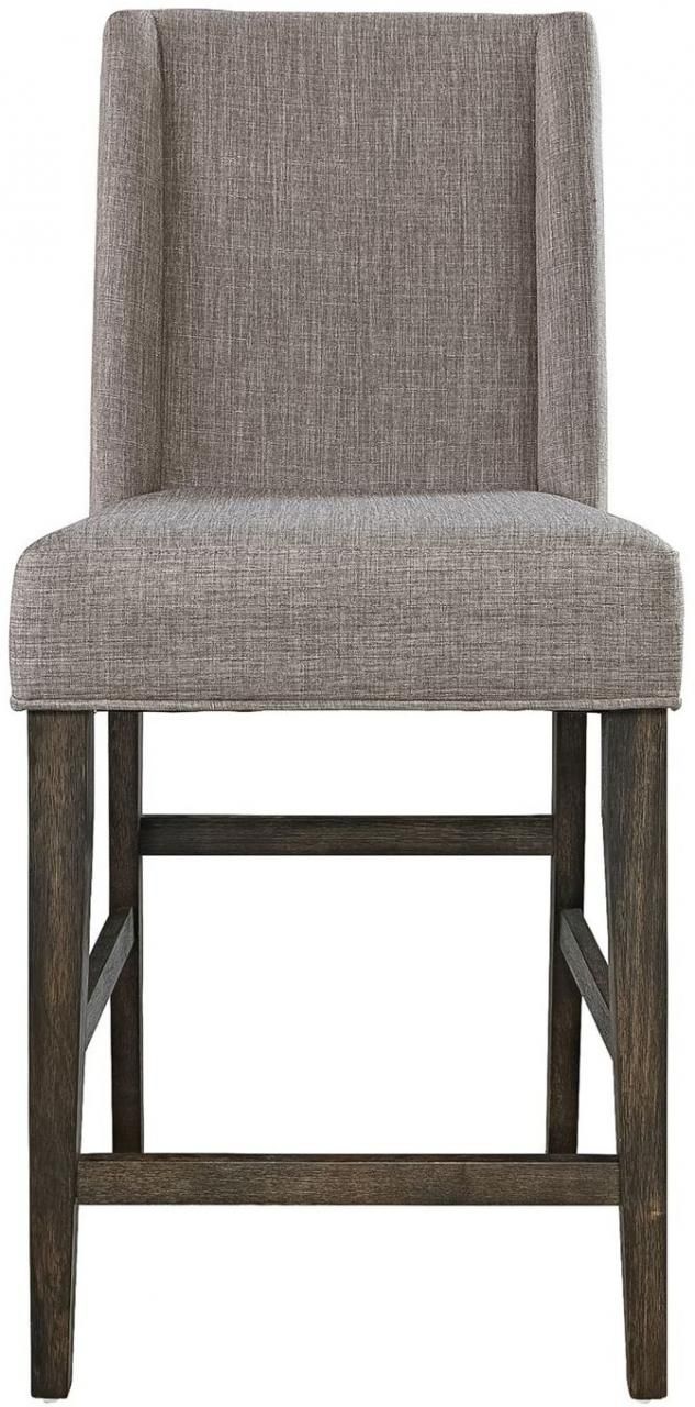 Liberty Furniture Double Bridge Dark Chestnut Upholstered Counter Chair-0