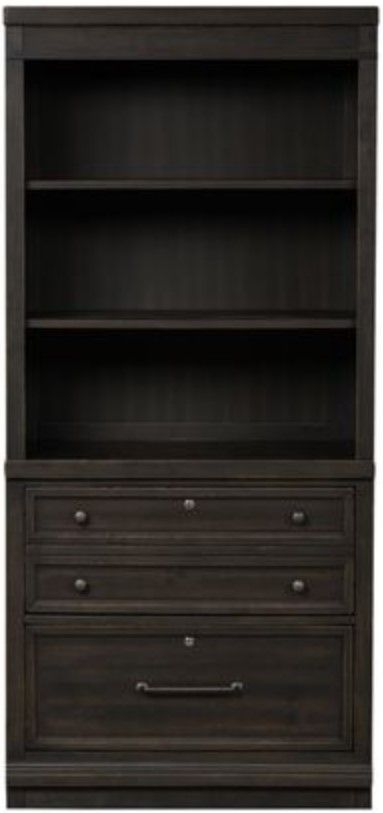Liberty Harvest Home Black Hutch and Cabinet Set-1