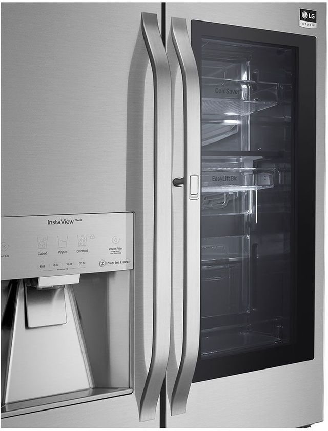LG Studio 23.5 Cu. Ft. PrintProof™ Stainless Steel Counter Depth French Door Refrigerator 8