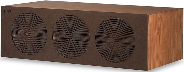KEF R Series 5.25" Walnut Center Channel Speaker 1
