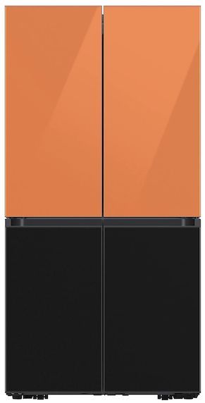 Samsung Bespoke Flex™ 18" Clementine Glass French Door Refrigerator Top Panel 5