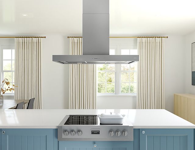 Zephyr Core Collection Roma 36" Stainless Steel Island Range Hood  3
