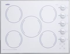 Summit® 27" White Electric Cooktop