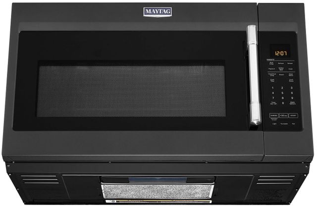 Maytag® 1.9 Cu. Ft. Cast Iron Black Over The Range Microwave 2