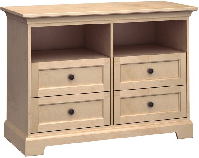 Howard Miller® Customizable 46" TV Console with Four Drawers and Two Top Shelves