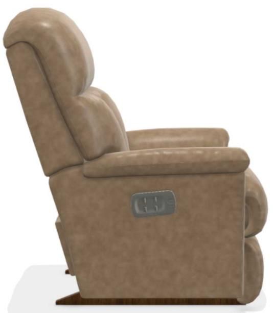 La Z Boy® Reed Beige Leather Power Rocking Recliner With Headrest Blvdhome 8600