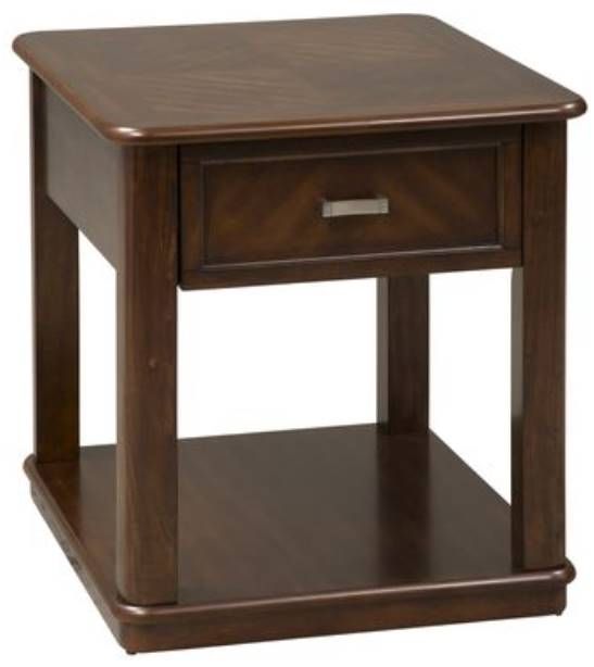 Liberty Wallace Dark Toffee End Table-0