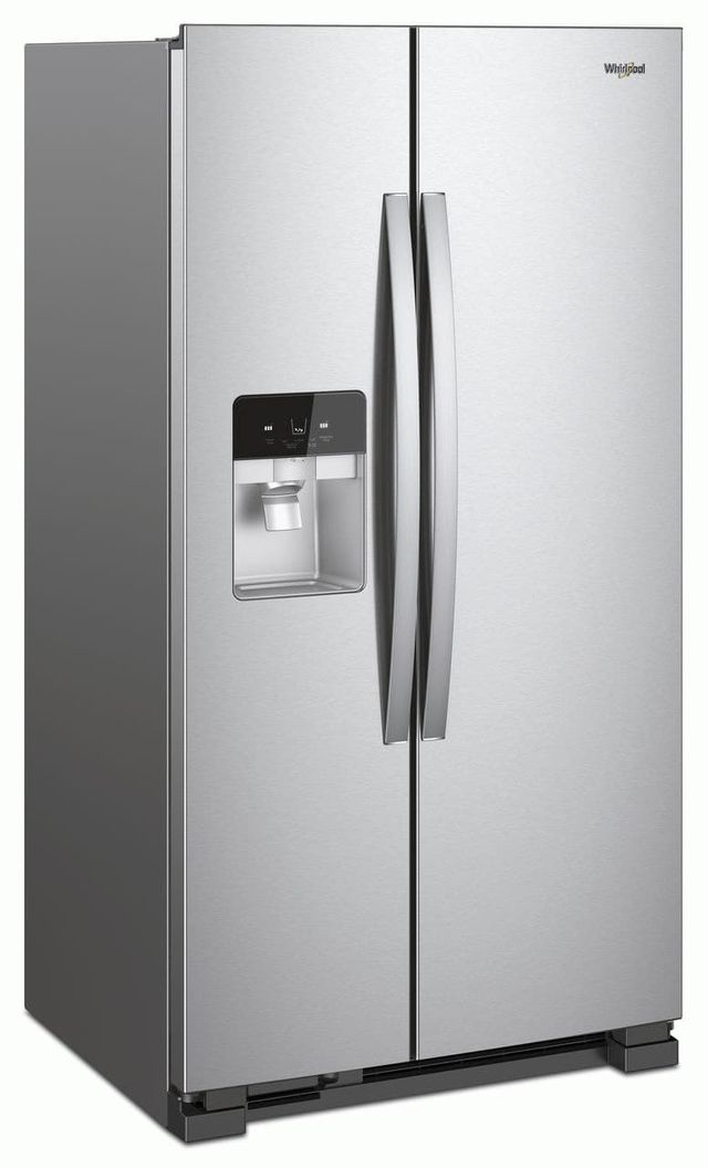 Réfrigérateur côte-à-côte de 33 po Whirlpool® de 21,4 pi³ - Acier inoxydable résistant aux traces de doigts 1