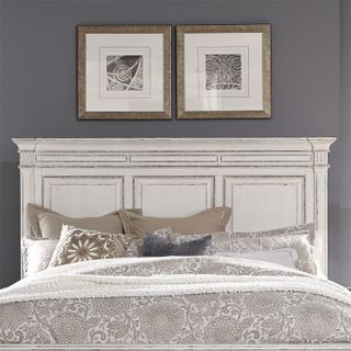 Liberty Furniture Abbey Park Antique White Queen Panel Headboard