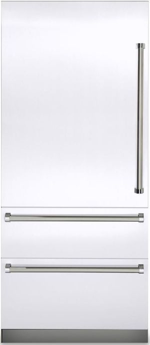 Viking® Professional 7 Series 20.0 Cu. Ft. White Fully Integrated Bottom Freezer Refrigerator