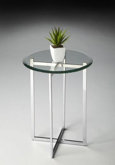 Butler Specialty Company Finn Modern Nickel Accent Table 2