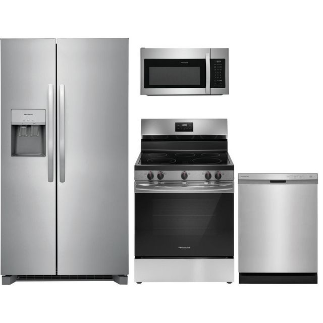 Frigidaire 4 Piece Stainless Steel Kitchen Package | Orville's Home ...