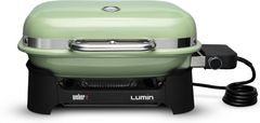 Weber® Lumin™ Compact 23" Seafoam Green Electric Tabletop Grill