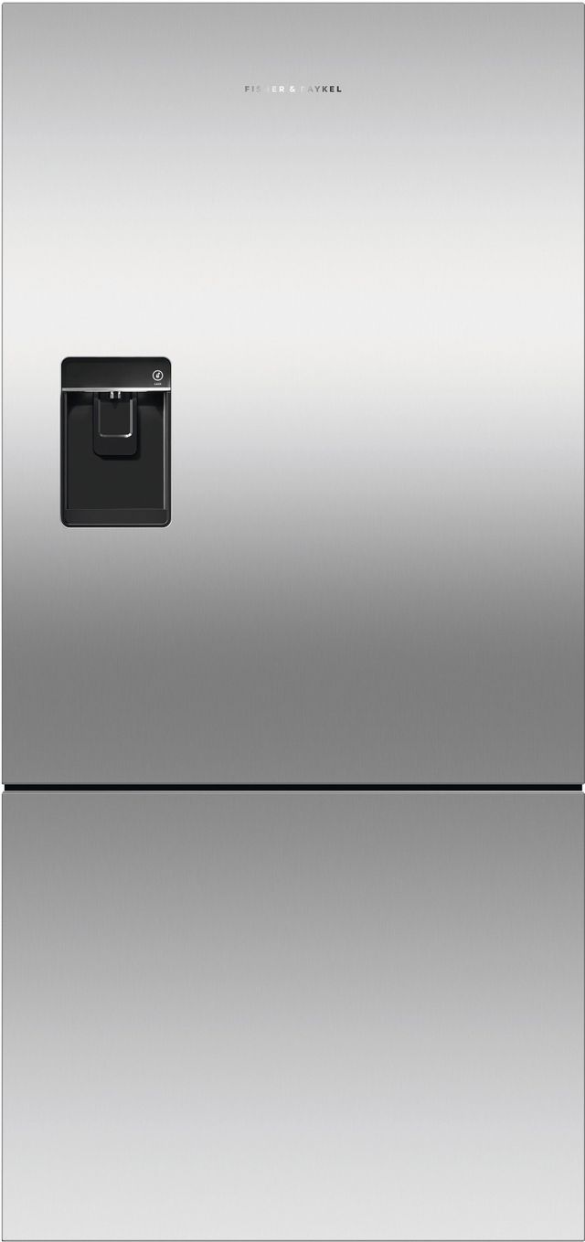 Fisher & Paykel Series 5 17.5 Cu. Ft. Stainless Steel Counter Depth Bottom Freezer Refrigerator 9