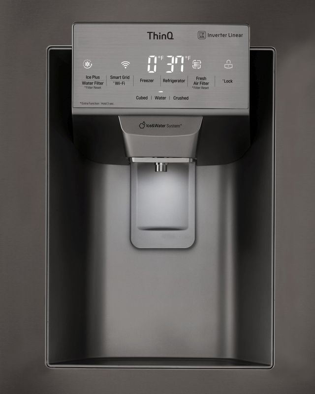 LG 27.6 Cu. Ft. PrintProof™ Stainless Steel French Door Refrigerator 8