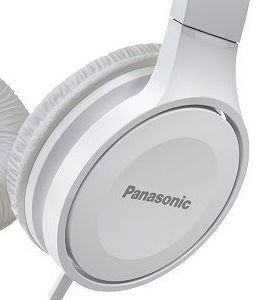 Panasonic® Lightweight White On-Ear Headphones 1