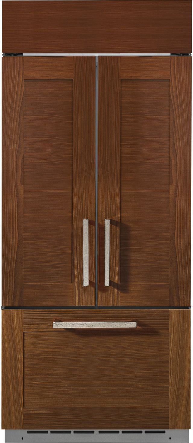 Monogram® 20.8 Cu. Ft. Custom Panel Built In French Door Refrigerator 0