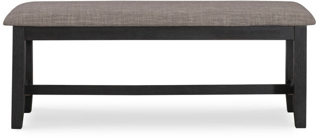 Home Furniture Outfitters Ansel Black Bench-1