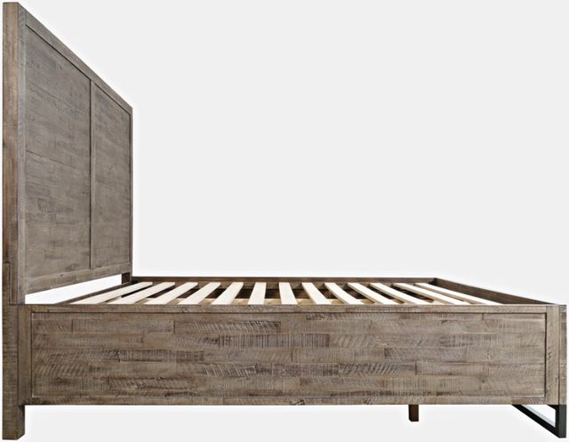 Jofran Inc. East Hampton Distressed Grey King Panel Bed  2