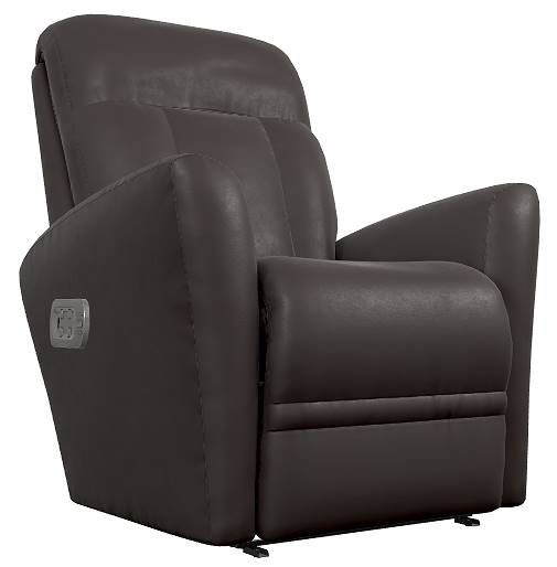 La Z Boy® Rosewood Chocolate Power Wall Recliner With Headrest And Lumbar Johnsons Furniture 1181