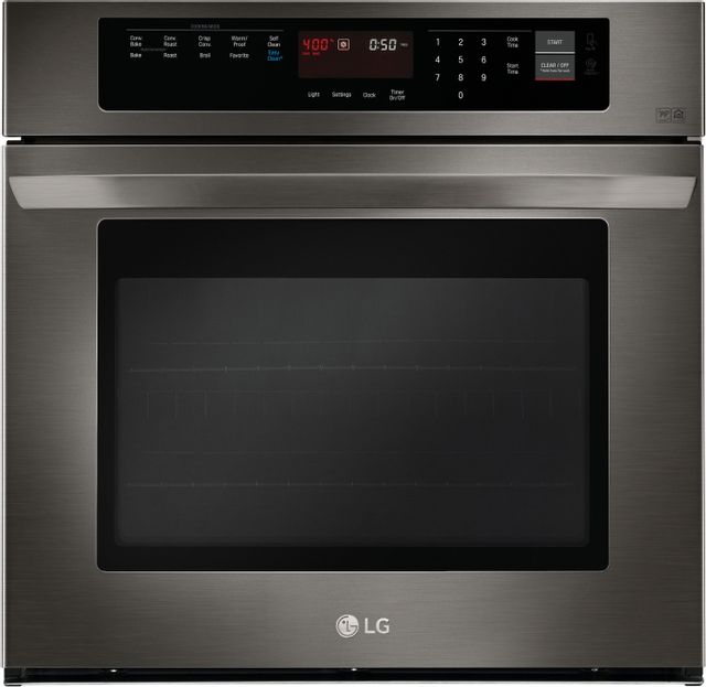 LG 29.75" Black Stainless Steel Electric Single Oven Built In 0