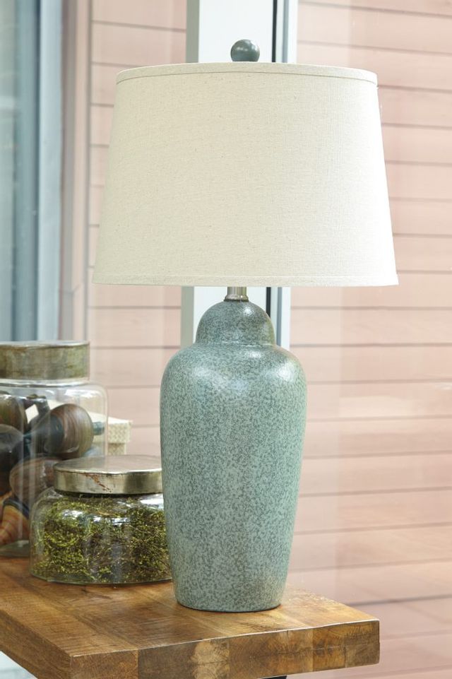 Signature Design by Ashley® Saher Green Table Lamp 2