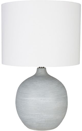 Surya Burke Light Gray Table Lamp