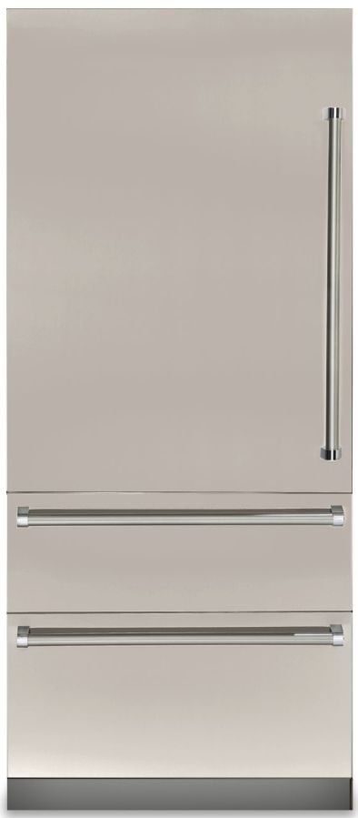 Viking® 7 Series 20.0 Cu. Ft. Pacific Grey Professional Built In Left Hinge Bottom Freezer Refrigerator
