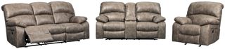 Signature Design by Ashley® Dunwell 3-Piece Driftwood Living Room Set with Power Reclining Sofa