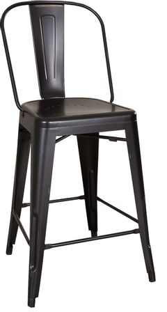 Liberty Furniture Vintage Series Black Back Counter Chair