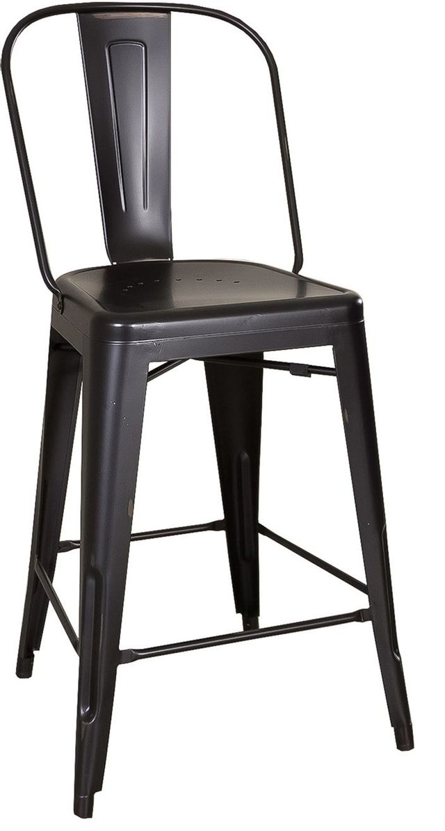 Liberty Furniture Vintage Series Black Back Counter Chair-0